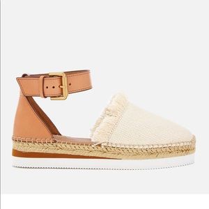 NEVER WORN Chloe Glyn Flat Espadrille